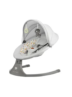 Kinderkraft Elektryczny leżaczek 2w1 "Lumi²" w kolorze jasnoszarym - Leżaczki i huśtawki - miniaturka - grafika 1