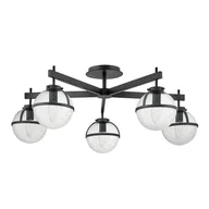 Lampy sufitowe - Hollis lampa sufitowa IP44 czarna HK-HOLLIS-5-C-BK Hinkley - miniaturka - grafika 1