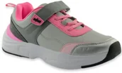 Buty dla dziewczynek - Sportowe buty dziewczęce Befado 516Q254 Szaro Różowe - miniaturka - grafika 1