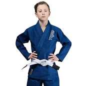 Kimona, stroje i obuwie - Venum Dziecięcy strój Contender Kids BjJ, niebieski, C00 - miniaturka - grafika 1
