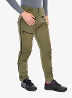 Odzież trekkingowa męska - Spodnie softshell męskie Norrona Fjora Flex1 Pants - olive night - miniaturka - grafika 1