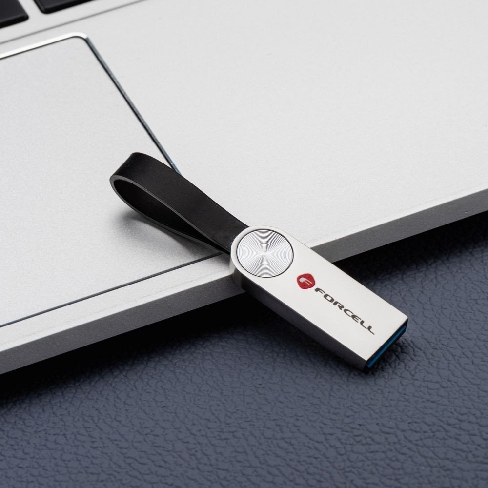 Pendrive 128GB USB 3.2 Gen 1 USB A Forcell F-Data Metal srebrny