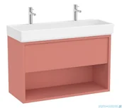 Szafki łazienkowe - Roca Tura Unik zestaw szafka z umywalką 100x43x60 TERAKOTA A852038560 - miniaturka - grafika 1