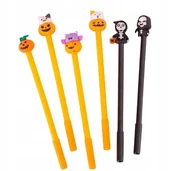 Długopisy - DŁUGOPIS HALLOWEEN Z FIGURKĄ NIEBIESKI WKŁAD - miniaturka - grafika 1