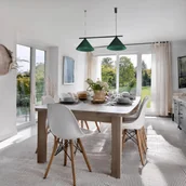 Lampy sufitowe - Eko-Light Lampa wisząca Capital, zielona, 2-punktowa, Ø 46 cm, GX53 - miniaturka - grafika 1