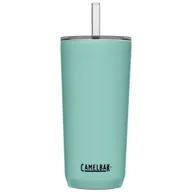 Kubki termiczne - Kubek termiczny ze słomką Camelbak Straw Tumbler Vacuum Insulated 600ml coastal turkusowy - miniaturka - grafika 1