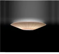 Lampy sufitowe - Plisowana kremowa lampa sufitowa Siam 80 - miniaturka - grafika 1