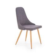 Krzesła - Halmar Krzesło tapicerowane do jadalni - ciemnoszary - miniaturka - grafika 1