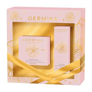 DERMIKA Zestaw Luxury Placenta 50+: Luksusowy krem liftingująco-wygładzający 50ml + Luksusowe przeciwzmarszczkowe serum pod oczy i na powieki 15ml - >>> DARMOWA od 99zł <<< w 24h ! - Zestawy kosmetyków damskich - miniaturka - grafika 1