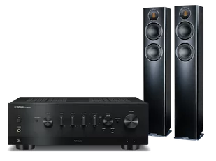 Yamaha R-N800A (czarny) + Carina FS247.4 (czarny) - Zestawy stereo - miniaturka - grafika 1