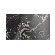Deski do krojenia - Szklana deska kuchenna HOMEPRINT Czarny marmur dekoracyjny 60x52 cm - miniaturka - grafika 1