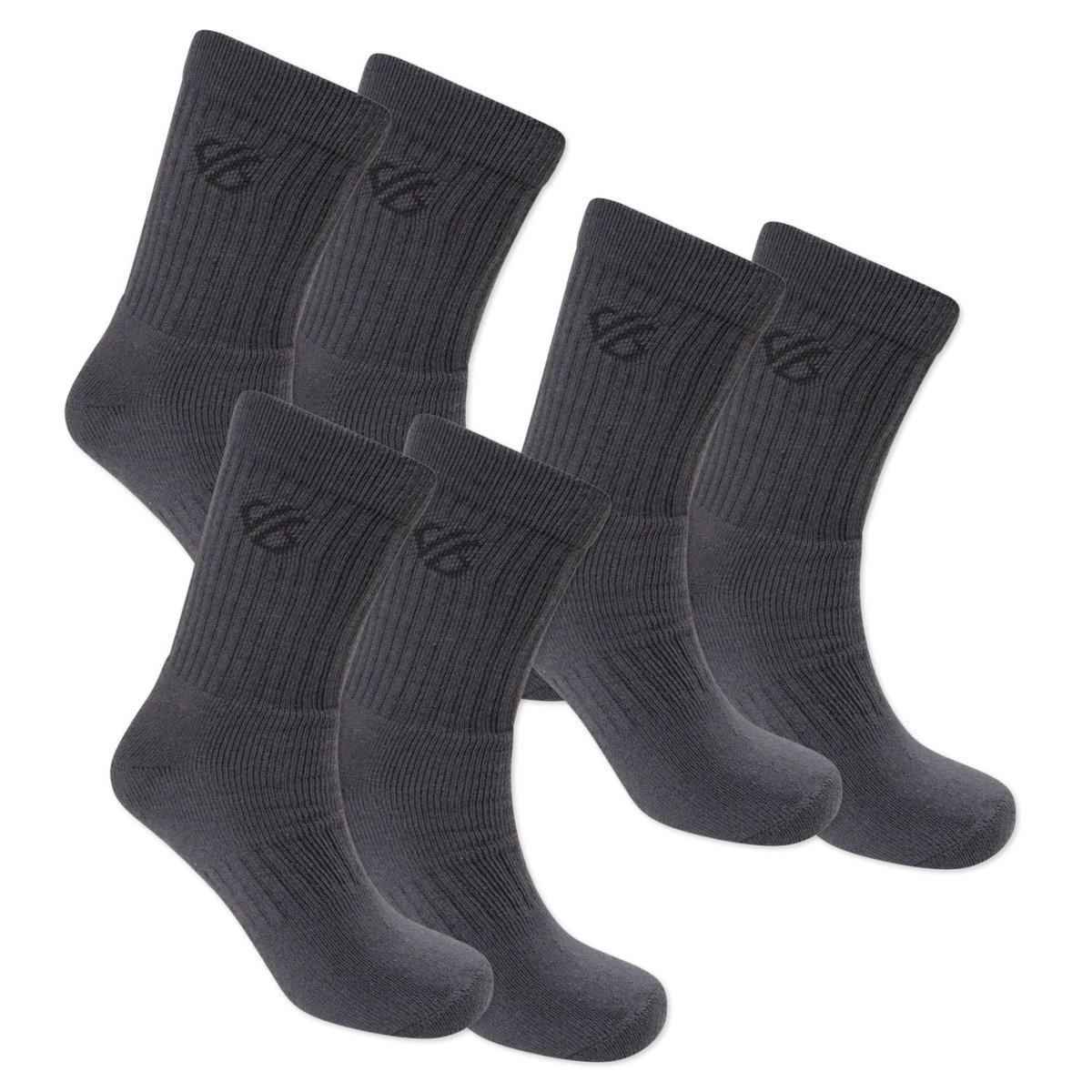 Skarpetki unisex Dare2B Essentials Sport 3pak grafitowe