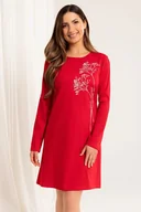 Bielizna nocna - Koszula nocna Sometimes czerwona XXL - miniaturka - grafika 1