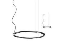 Lampy sufitowe - Redo 01-2207 - LED Żyrandol na lince UNION LED/50W/230V 3000K śr. 90 cm czarny - miniaturka - grafika 1