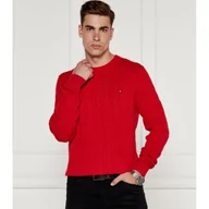 Swetry męskie - Tommy Hilfiger Sweter CLASSIC CABLE | Regular Fit - miniaturka - grafika 1