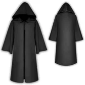 Stroje karnawałowe - Strój Doktor Plagi Dżuma Peleryna Halloween Darth Vader Czarny 164 170 (Z Metki L) - miniaturka - grafika 1