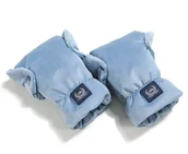 Akcesoria do wózków - Velvet Collection Aspen Winterproof Mufka Rękawice Do Wózka Wind Blue La Millou - miniaturka - grafika 1