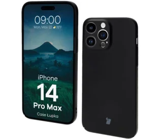Bizon Łupka do iPhone 14 Pro Max Czarny - Etui i futerały do telefonów - miniaturka - grafika 1