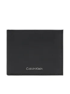 Calvin Klein Portfel męski Ck Must Billfold LV04D1042G Czarny - Portfele - miniaturka - grafika 1