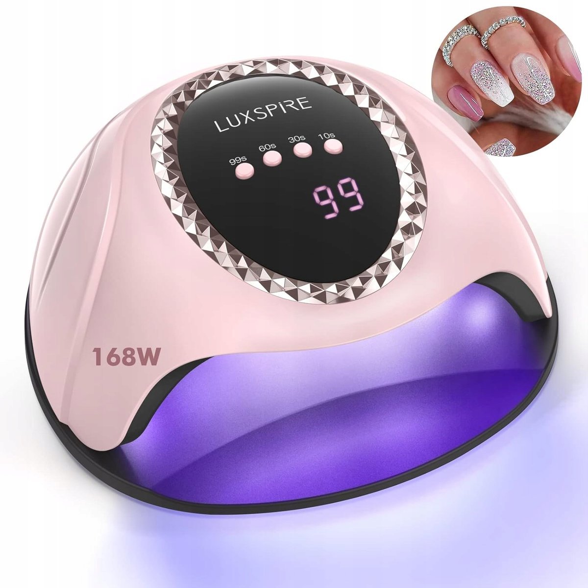 Lampa Uv Led Luxspire Do Paznokci, 168 W (B949)
