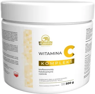 Suplement diety Slavito Witamina C Kompleks 500 g (5900588008434) - Witaminy i minerały - miniaturka - grafika 1