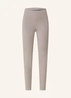 Legginsy - Under Armour Legginsy Do Biegania Launch Elite beige - miniaturka - grafika 1