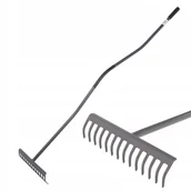 Grabie i motyki - GRABIE WYPROFILOWANE ERGO 14-ZEBNE OGRODNICZE METALOWY TRZONEK - miniaturka - grafika 1