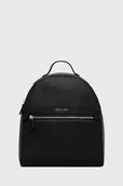 Plecaki - Trussardi plecak damski kolor czarny mały gładki - miniaturka - grafika 1