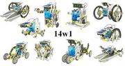 Roboty dla dzieci - SUPER ZABAWKA 14w1!! Edukacyjny Robot / Zestaw Solarny. Dla Małego Konstruktora. - miniaturka - grafika 1