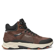 Sneakersy męskie - Sneakersy Pepe Jeans PMS60030 Fioletowy - miniaturka - grafika 1