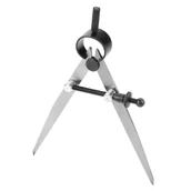 Kompasy - 100mm Skórzany rozdzielacz Sprężynowy obrotowy skrobak Skórzany kompas Narzędzia do szycia DIY - miniaturka - grafika 1