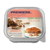 Mokra karma dla kotów - PREMIERE Adult Łosoś w galarecie 16 x 100 g Produkt bogaty w łososia 16x100 g - miniaturka - grafika 1