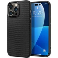 Etui i futerały do telefonów - Etui SPIGEN Liquid Air do Apple iPhone 14 Pro Czarny Matowy - miniaturka - grafika 1