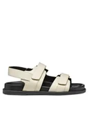 Sandały damskie - Geox Sandały D Adelash D55YWC 000TU C1122 Beżowy - miniaturka - grafika 1