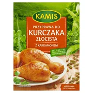 Przyprawy i zioła sypkie - Kamis Przyprawa do kurczaka złocista z kardamonem 30 g - miniaturka - grafika 1