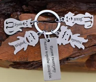Breloki - Radziszewska Jewellery Dzień Babci Dziadka Personalizowany Brelok do Kluczy Prezent - miniaturka - grafika 1