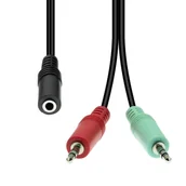 Kable - ProXtend 4-Pin to 2x 3-Pin Cable F-M - miniaturka - grafika 1