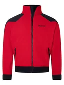 Odzież trekkingowa męska - Marmot Kurtka polarowa "Alpinist" w kolorze czerwono-czarnym - miniaturka - grafika 1