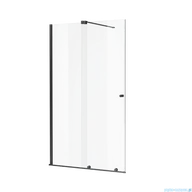 Kabiny prysznicowe - Excellent Ortigo Walk-in kabina prysznicowa 120x200 cm, czarny mat KAEX.5012.K.1200.BL - miniaturka - grafika 1