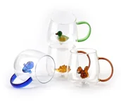 Kubki - PETER SQUIRREL Kubek 400ml 7,5x11,5xh9,5 AW25 - miniaturka - grafika 1