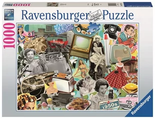 Ravensburger Puzzle 17387 Die 50er Jahre - 1000 Teile Puzzle für Erwachsene und Kinder ab 14 Jahren - Pozostałe książki - miniaturka - grafika 1