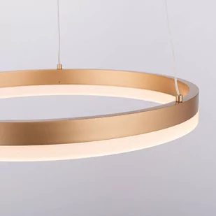 Żyrandol LED Titus, Ø 40 cm, mosiądz matowy - Lampy sufitowe - miniaturka - grafika 3