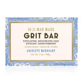 Żele pod prysznic dla mężczyzn - 18.21 Man Made Grit Bar Soap Absolute Mahogany Mydło W Kostce 198g - miniaturka - grafika 1
