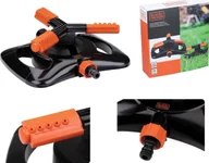 Inne akcesoria do nawadniania - Aptel Zraszacz obrotowy 3 ramienny ogrodowy 15 dysz black decker - miniaturka - grafika 1