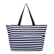 Torby sportowe - Torba podróżna Wodoodporna torba fitness Torba gimnastyczna Torba sportowa Torba plażowa o dużej pojemności Prosta torba treningowa Torebka w paski... - miniaturka - grafika 1