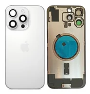Części serwisowe do telefonów - Klapka Plecki Tył iPhone 16 Pro Max White Titanium z Ramką i Magnesami - miniaturka - grafika 1