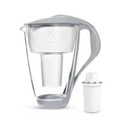 Dzbanki filtrujące - Szklany dzbanek filtrujący Dafi Crystal LED 2.0 L Szary + 1 Filtr - miniaturka - grafika 1