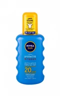 Balsamy i kremy do opalania - Nivea Sun Protect & Bronze Spray do opalania SPF20+ 200ml - miniaturka - grafika 1
