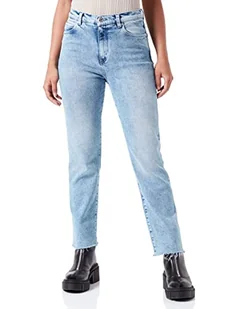 HUGO Spodnie damskie, Turquoise/Aqua445, 26W / 34L - Spodnie damskie - miniaturka - grafika 1