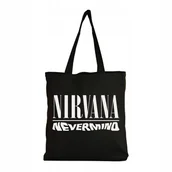 Torby i wózki na zakupy - Eko Torba na ramię Zakupy Shopper Torebka Bawełniana Nirvana Hard Rock 3 - miniaturka - grafika 1